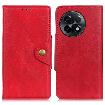 Alpha OnePlus 11R / OnePlus Ace 2 Leder Flip hülle - Rot