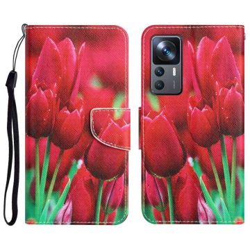 Wonderland Xiaomi 12T / Xiaomi 12T Pro / Xiaomi Redmi K50 Ultra flip hülle - Tulpe