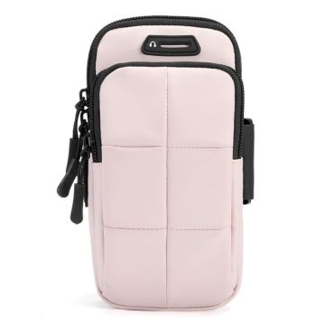 Universelle einfache Armbandtasche für 6,9 Zoll Handy - Pink