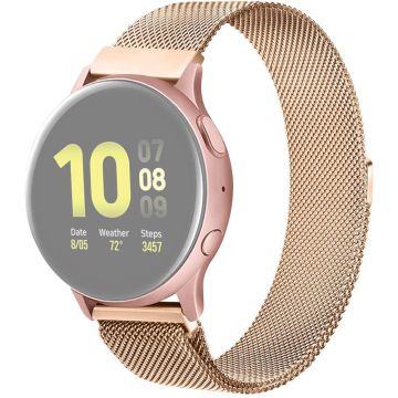 22mm Universal Jlt Milanese Rostfrei Stahl Uhrenarmband - Roségold