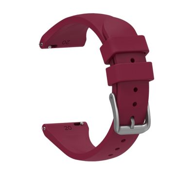 20mm Universal Silikonarmband - Hellviolett