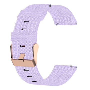 18mm Universal Nylon Uhrenarmband - Hellviolett