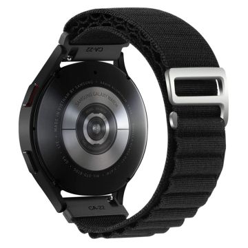 18mm Universal-Nylon-Armband - Schwarz