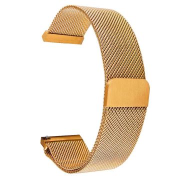 18mm Universal milanese Edelstahlband - Gold