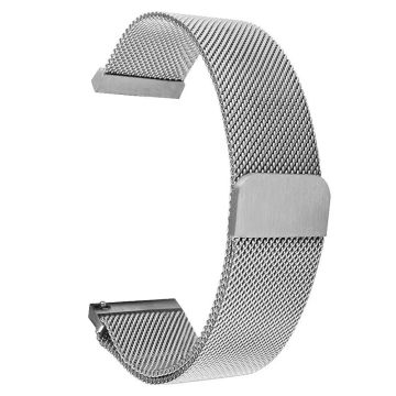 18mm Universal milanese Edelstahlband - Silber