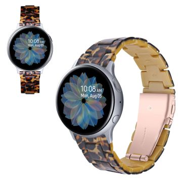 Samsung Galaxy Watch (42mm) / Active Marmorartig Uhrenarmband - Leopard