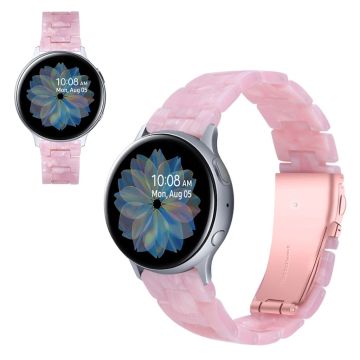 Samsung Galaxy Watch (42mm) / Active Marmorartig Uhrenarmband - Rosa