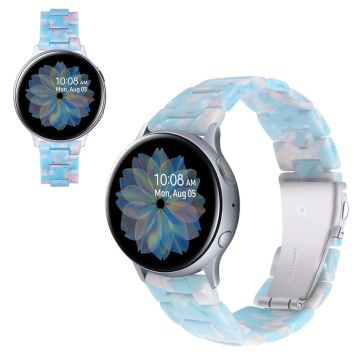 Samsung Galaxy Watch (42mm) / Active Marmorartig Uhrenarmband - Himmelblau