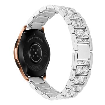 Samsung Galaxy Watch (42mm) Strass décor Uhrenarmband - Silber