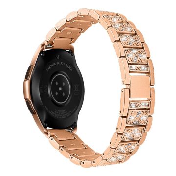 Samsung Galaxy Watch (42mm) Strass décor Uhrenarmband - Gold