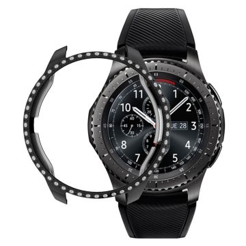 Samsung Galaxy Watch (42mm) Strass décor Rahmen - Schwarz