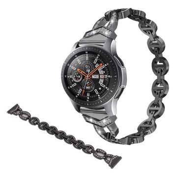 Samsung Galaxy Watch (42mm) Strass décor Uhrenarmband - Schwarz