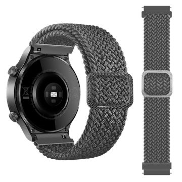 20mm Samsung Galaxy Watch Active 2 40mm / Watch (42mm) Flechten Muster Uhrenarmband - Grau