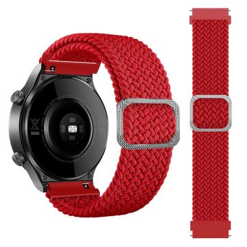 20mm Samsung Galaxy Watch Active 2 40mm / Watch (42mm) Flechten Muster Uhrenarmband - Rot