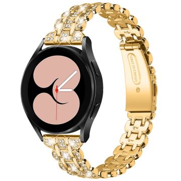 Samsung Galaxy Watch 3 (41mm) / Watch (42mm) Strass-Dekor-Armband - Gold