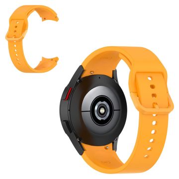 20mm Silikon Uhrenarmband mit Farbe Schnalle für Samsung Watch - Gelb