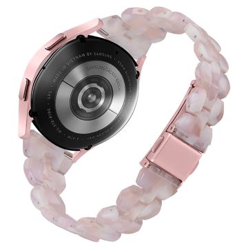 Samsung Galaxy Watch 5 / 4 / (42mm) Harz-Stil Uhrenarmband - Rosa Blume