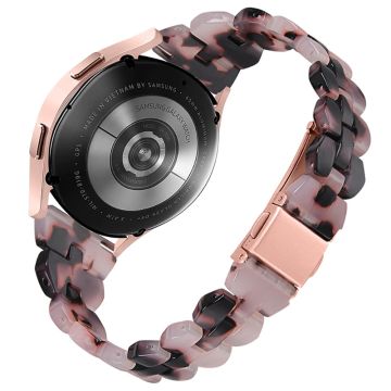 Samsung Galaxy Watch 5 / 4 / (42mm) Harz-Stil Uhrenarmband - Rosa / Schwarz