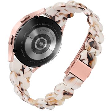 Samsung Galaxy Watch 5 / 4 / (42mm) Uhrenarmband im Harz-Stil - Nougat