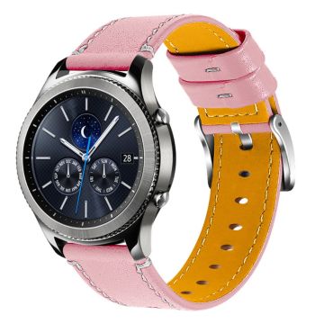 22mm Xiaomi Mi Watch Color Rindslederarmband - Pink