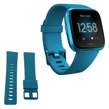 Fitbit Versa / Versa 2 Silikon Uhrenarmband - Blau