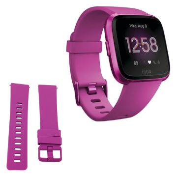 Fitbit Versa / Versa 2 Silikon Uhrenarmband - Violett