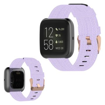 Fitbit Versa / Versa 2 / Blaze Nylon Uhrenarmband - Hellviolett