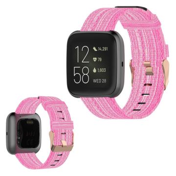 Fitbit Versa / Versa 2 / Blaze Nylon Uhrenarmband - Rosa