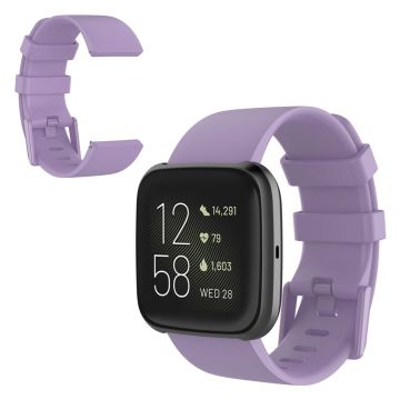 Fitbit Versa 2 / Versa Lite Silikon-Uhrenarmband - Lila / Größe: L