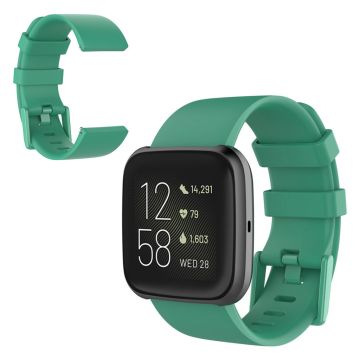 Fitbit Versa 2 / Versa Lite Silikon-Uhrenarmband - Hellgrün / Größe: L