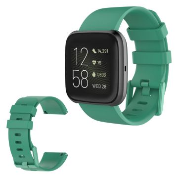 Fitbit Versa 2 / Versa Lite Silikon-Uhrenarmband - Hellgrün / Größe: S