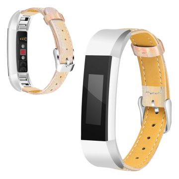 Fitbit Alta echtes Leder-Uhrenarmband - Gold