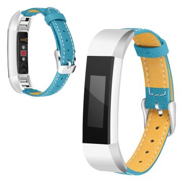 Fitbit Alta echtes Leder-Uhrenarmband - Blau