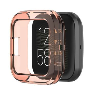 Fitbit Versa 2 Flexibel Durchscheinend Hülle - Orange