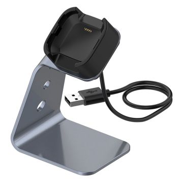 Fitbit Versa 2 Ladestation Cradle - Grau