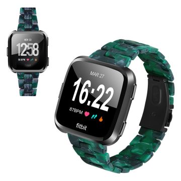 Fitbit Versa 2 / Versa Lite Resin Uhrenarmband - Schwärze Grün Mix