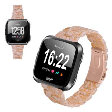 Fitbit Versa 2 / Versa Lite Resin Uhrenarmband - Silky Weiß