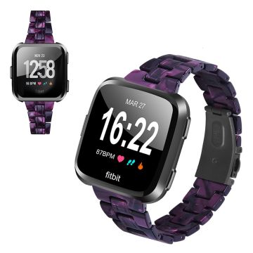 Fitbit Versa 2 / Versa Lite Uhrenarmband aus Harz - Dark Purple Mix