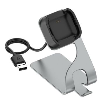 Fitbit Versa 2 Aluminum Ladestation Bracket - Grau