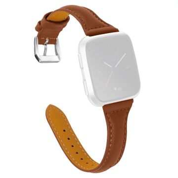 Fitbit Versa 2 / Versa Lite / Versa simple Echtlederarmband - Kaffee