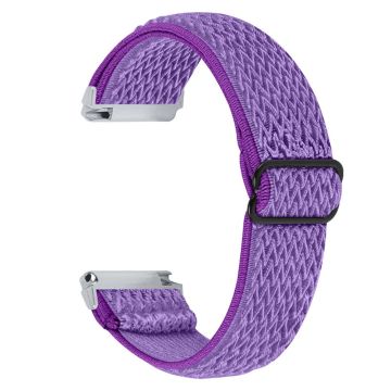 Fitbit Versa 2 / Versa Lite elastisches Uhrenarmband mit verstellbarer Schnalle - Lila