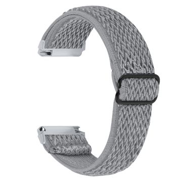 Fitbit Versa 2 / Versa Lite elastisches Uhrenarmband mit verstellbarer Schnalle - Grau