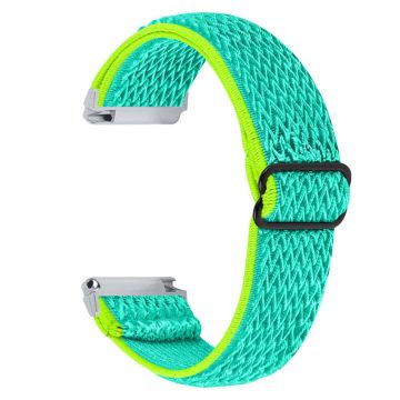 Fitbit Versa 2 / Versa Lite elastisches Uhrenarmband mit verstellbarer Schnalle - Gelbgrün