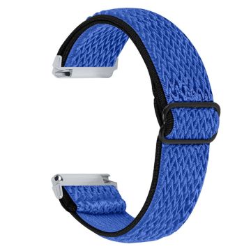 Fitbit Versa 2 / Versa Lite elastisches Uhrenarmband mit verstellbarer Schnalle - Dunkelblau