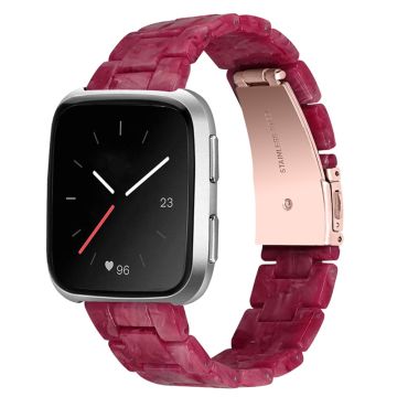 Fitbit Versa 2 / Versa Lite cooles Harzarmband - Roter Marmor