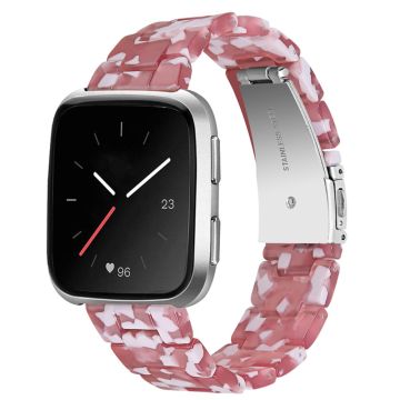 Fitbit Versa 2 / Versa Lite cooles Harzarmband - Red Floral Flower