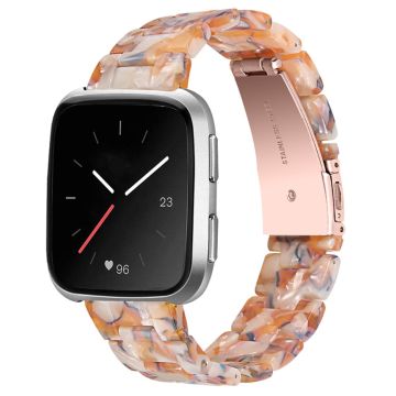 Fitbit Versa 2 / Versa Lite / Versa Harz Stil Uhrenarmband - Gelbe Blumen