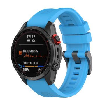 Garmin Fenix 7 / Epix Gen 2 / Descent G1 Silikonarmband - Himmelblau