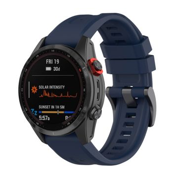 Garmin Fenix 7 / Epix Gen 2 / Descent G1 Silikonarmband - Mitternachtsblau