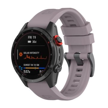 Garmin Fenix 7 / Epix Gen 2 / Descent G1 Silikonarmband - Lila